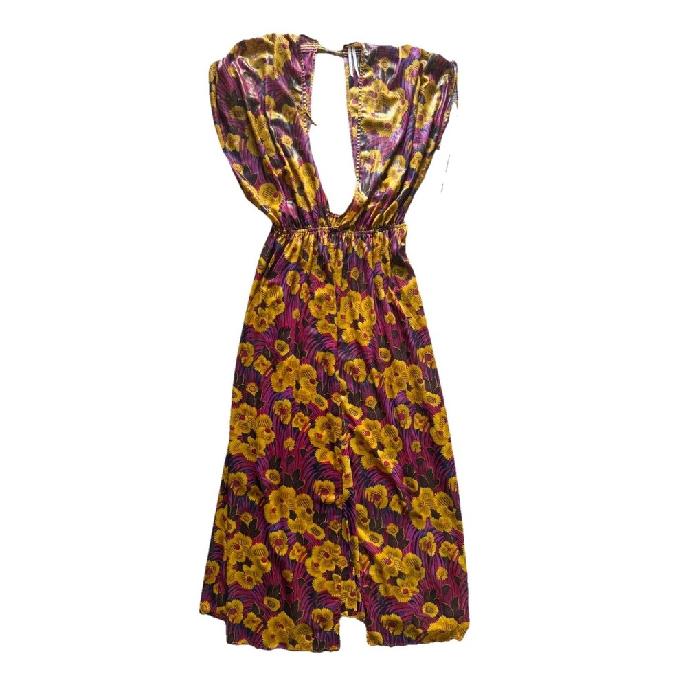 By ANTHROPOLOGIE Shine Kaftan Floral Dress- SZ S